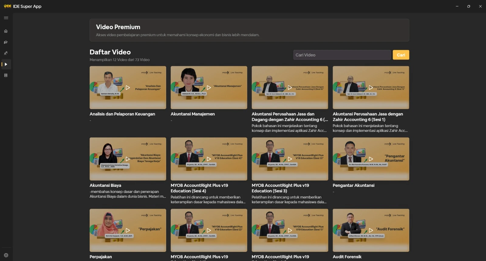 Premium Video Library